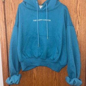 Cropped Happy Camper hoodie